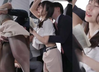 Cô giáo bị quấy rối trên chuyến tàu điện nhưng cô luôn chịu đựng… vì sướng